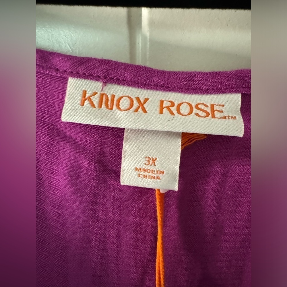 Women's Plus Size Short Sleeve A-Line Dress - Knox
Rose™ Purple 3X- NWT - Picture 10 of 10